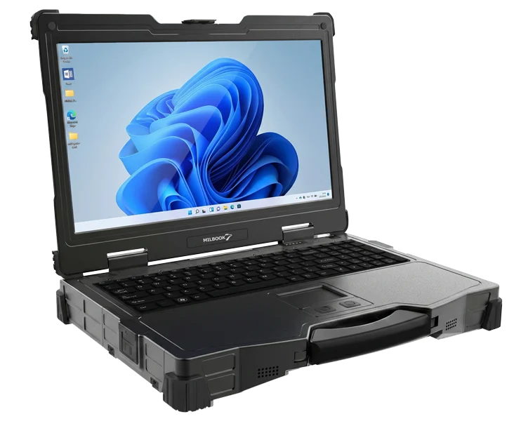 15.6-inch Triple-Screen Rugged Laptop MILBOOK FS3-1560L.