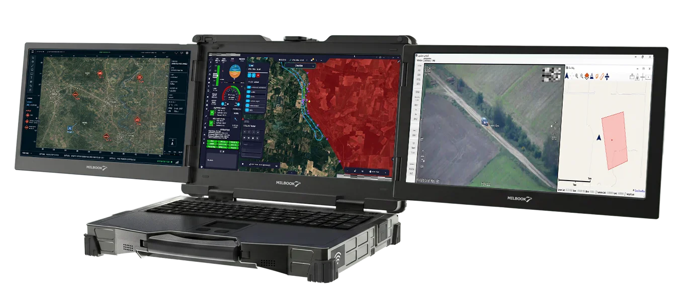 MILBOOK-Triple-Screen-FS3-1560L Laptop
